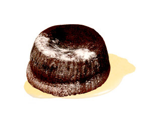 Produktbild von (96) Soufflé al Cioccolato